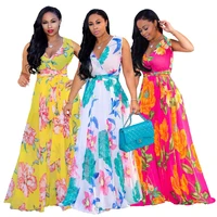 Women's Fashion Bohemian Sleeveless Floral Printed Deep V-neck Maxi Dress Beach Dress Vintage Dress Plus Size(S-6XL))
Women's Fashion Bohemian Sleeveless Floral Printed Deep V-neck Maxi Dress Beach Dress Vintage Dress Plus Size(S-6XL))