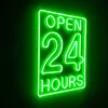 Injection digital number business hour led open sign
