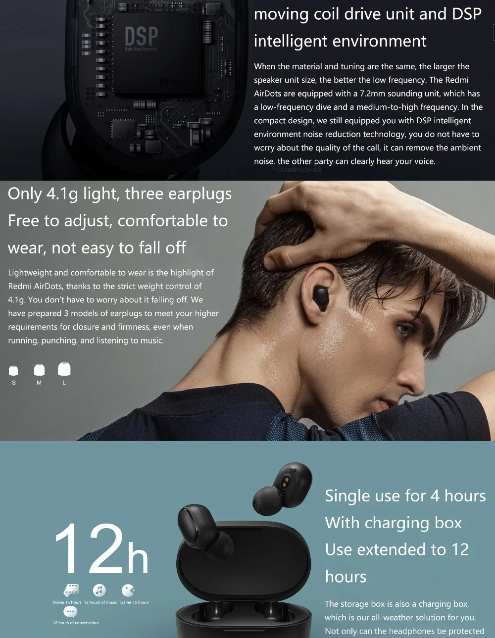Original Xiaomi Redmi AirDots TWS wireless headphone bluetooth headset - ANKUX.COM