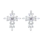 Pentagram shape zircon setting superstar accessories earrings for party in Guangzhou