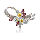 00031 guangzhou jewelry fashionable safety brooch pin magnet accessories for women jewelry Crystals from Swarovski