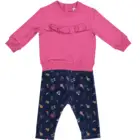baby girl clothing sets , 95%co5%ea french terry 280g, and digital printed velvet fabric 240g