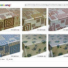 Printed PVC Table Cloth with Non-woven Backing for Home