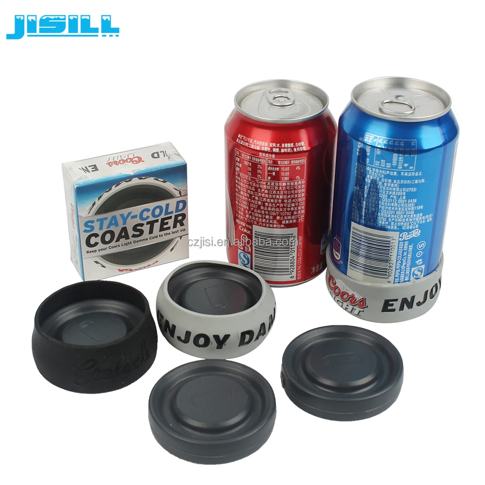 Portable Reusable Round Custom Can Drink Cooler Holder