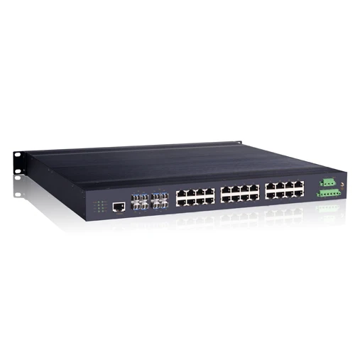 24 Ports Gigabit Rack mounted Managed Industrial Ethernet Switch