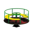 Rotating kindergarten kids outdoor roundabout play turntable equipment