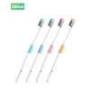 Original Doctor B Toothbrush Bass Method Sandwish-bedded Brush 4 Colors/set Include Travel Box Toothbrush