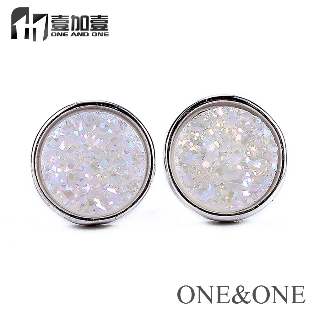 Fashion Earring Rainbow Red Round 8mm Druzy Earring Natural Druzy Stud Earring Factory Price
Fashion Earring Rainbow Red Round 8mm Druzy Earring Natural Druzy Stud Earring Factory Price