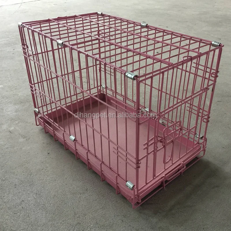 Pink Dog Crate Wholesale ,China Dog Cage ,Fashion Dog Kennel , Cheap