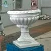 Large artificial fiberglass resin flower pot
