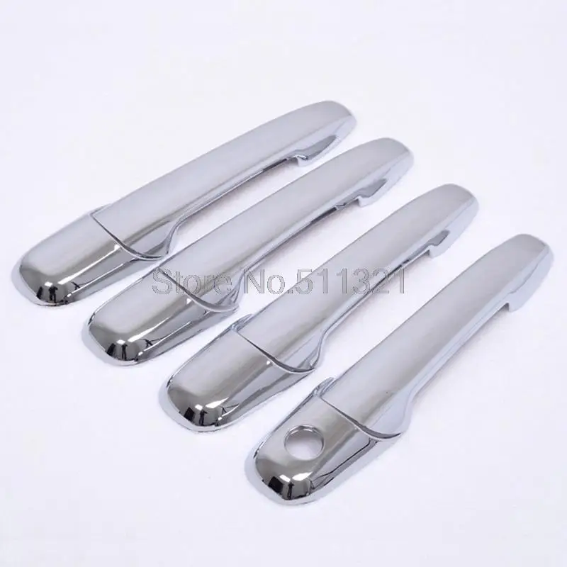 Accessories Chrome Side Door Handle Covers Trims For 2004-2009 Mazda 3 Sedan