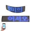 P2.5-12x48 point programmable flexible led scrolling logo smartphone Bluetooth communication shoes hat T-shirt led soft screen