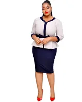 2pcs/set Women Set Dashiki African dresses New Fashion Space layer Bow Party Elegant sexy Design dresses For Office Lady
2pcs/set Women Set Dashiki African dresses New Fashion Space layer Bow Party Elegant sexy Design dresses For Office Lady