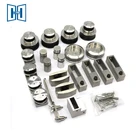 Bathroom glass stainless steel sliding door accessories