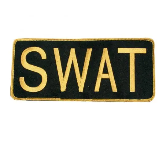 tactical 3d swat embroidery patch logo brand embroidery