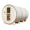 Luxury Outdoor Houses Wooden Barrel Sauna