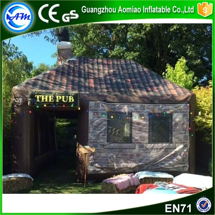 outdoor inflatable uneven bars inflatable pub for