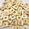 100pcs Wooden Scrabble Tiles Black Letters Numbers For Crafts Wood Alphabets toys for children Blocks Learning & Education toys