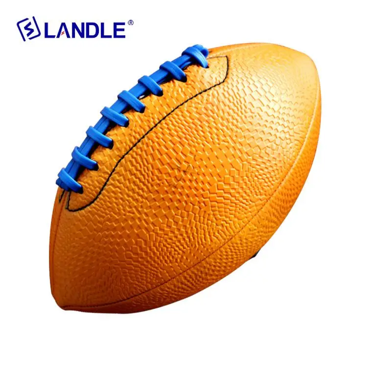 official size standard neoprene rugby ball for kids