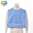 Waterproof apron with pocket Washable pvc adult bib for incontinence
