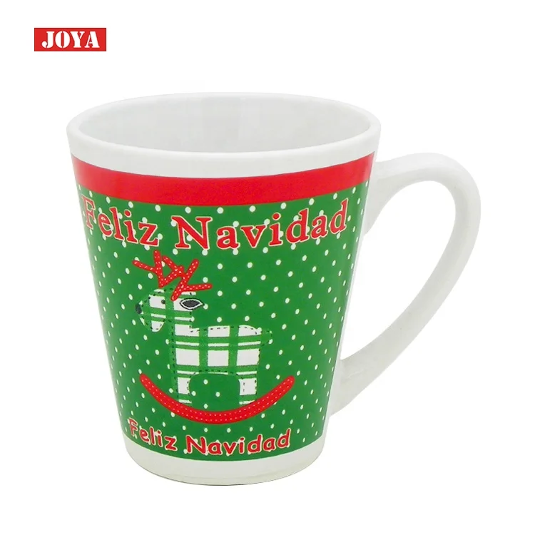 coffee cup - buy ceramic christmas mug,top sale custom decal