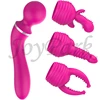 JoyPark 10 Speed USB Charge Vibrating AV G-Spot Clitoris Vibrator Massager for the Pussy Nipple