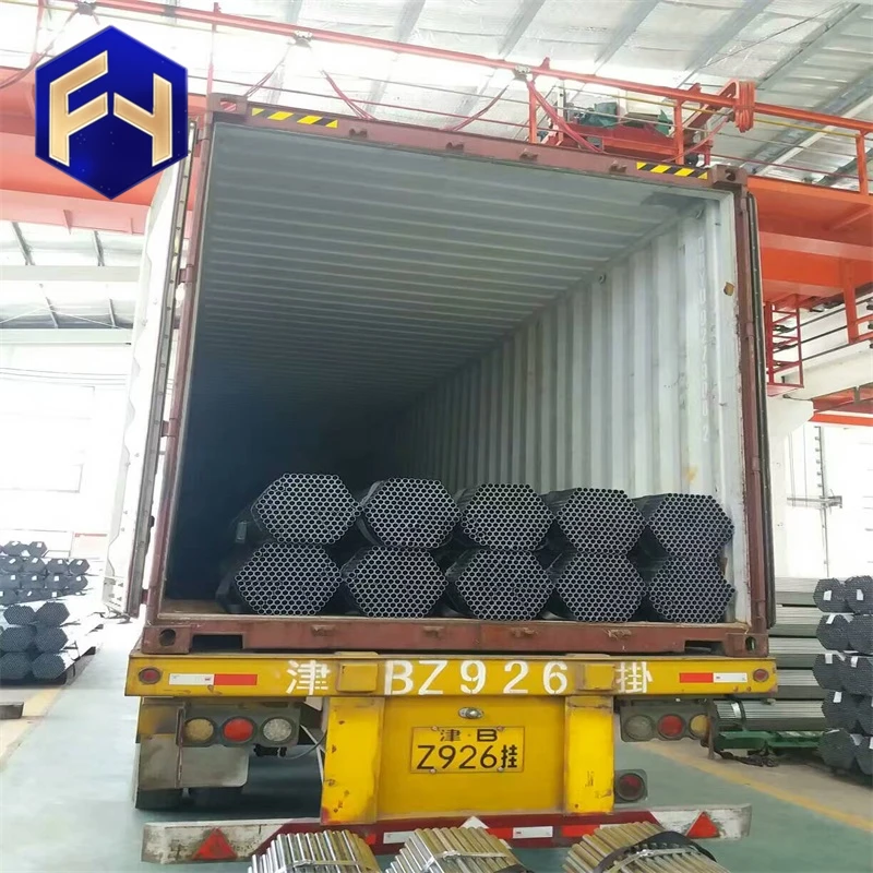 black square round pipe