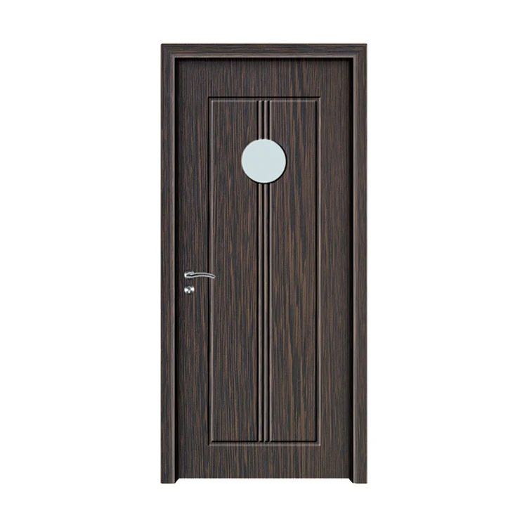 Composite Flush Door Wood Grain Texture Pvc Mdf Interior Wood