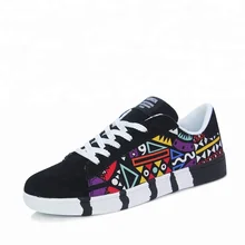 wholesale man leisure shoes fashion floral men casual shoes