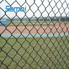 Dark Green PVC coated chain link fence for playground