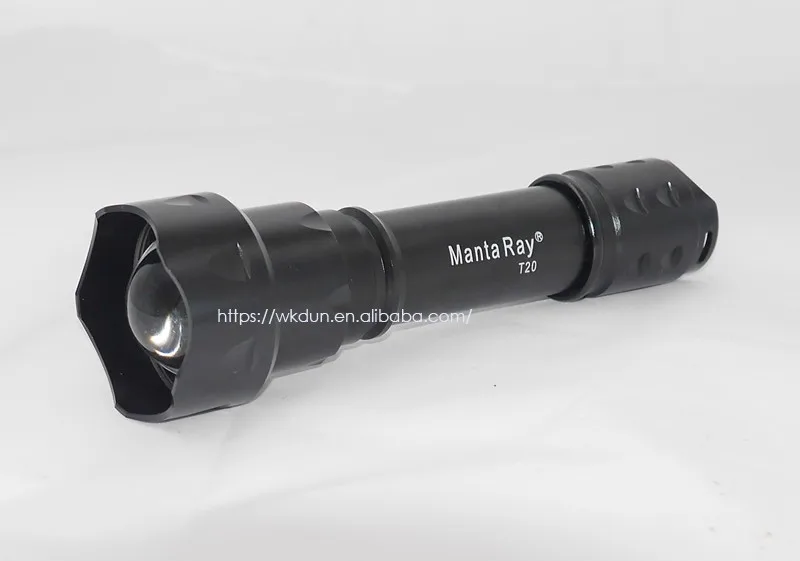 マンタosram ir oslon黒シリーズ850nm 38ミリメートルレンズズーム可能な1モードナイトビジョン赤外線led懐中電灯トーチ仕入れ・メーカー・工場
