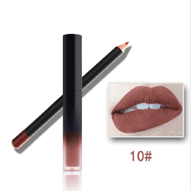 New fashion waterproof long lasting liquid matte lipstick lipliner set
New fashion waterproof long lasting liquid matte lipstick lipliner set