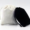 Wholesale drawstring jewelry velvet pouch with logo