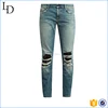 Fading latest wholesale customized direct factory mens jeans