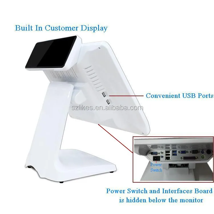 Supermarket touch cash register