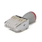 SI-008 number and date rubber roller stamp for office use