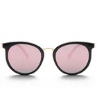 China supplier colourful big frame women mirrored polarized fashion sunglass