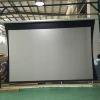 Motorized Projection Screens with Grey Fabric for UST Laser Projector