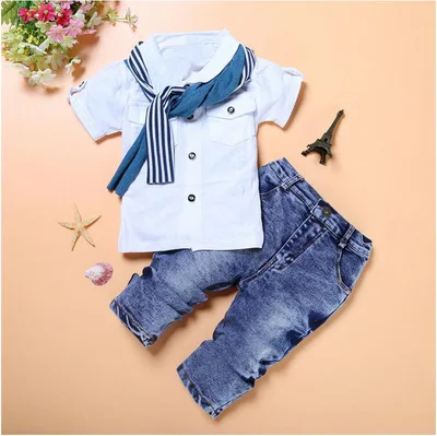 Boys Clothes Summer Children Clothing Sets Costumes For Kids Clothes Set Toddler T-shirt+Jeans Sport Suits Wear 2 3 4 5 6 7 Year
Boys Clothes Summer Children Clothing Sets Costumes For Kids Clothes Set Toddler T-shirt+Jeans Sport Suits Wear 2 3 4 5 6 7 Year