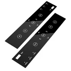 OEM polycarbonate acrylic membrane switch touch control panel overlay