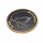 Fashion design custom stamping sports challenge metal silver coin