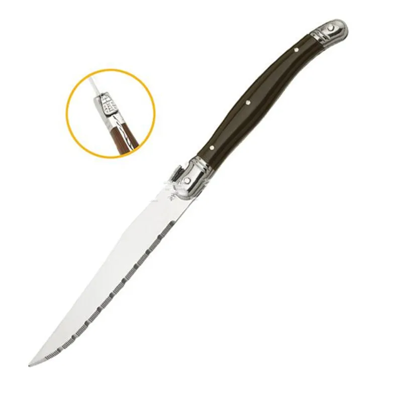 WIIPU 1 Set western food dinnerware cutlery stainless steel steak knife and fork Laguiole steak knife
WIIPU 1 Set western food dinnerware cutlery stainless steel steak knife and fork Laguiole steak knife