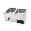 Commercial Hotel equipment kitchen catering Two plates food display food warmer