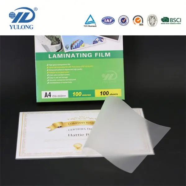 Anti-static polyester laminating film manufactured in China