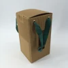 custom kraft corrugated soap-paper-bag with clear window