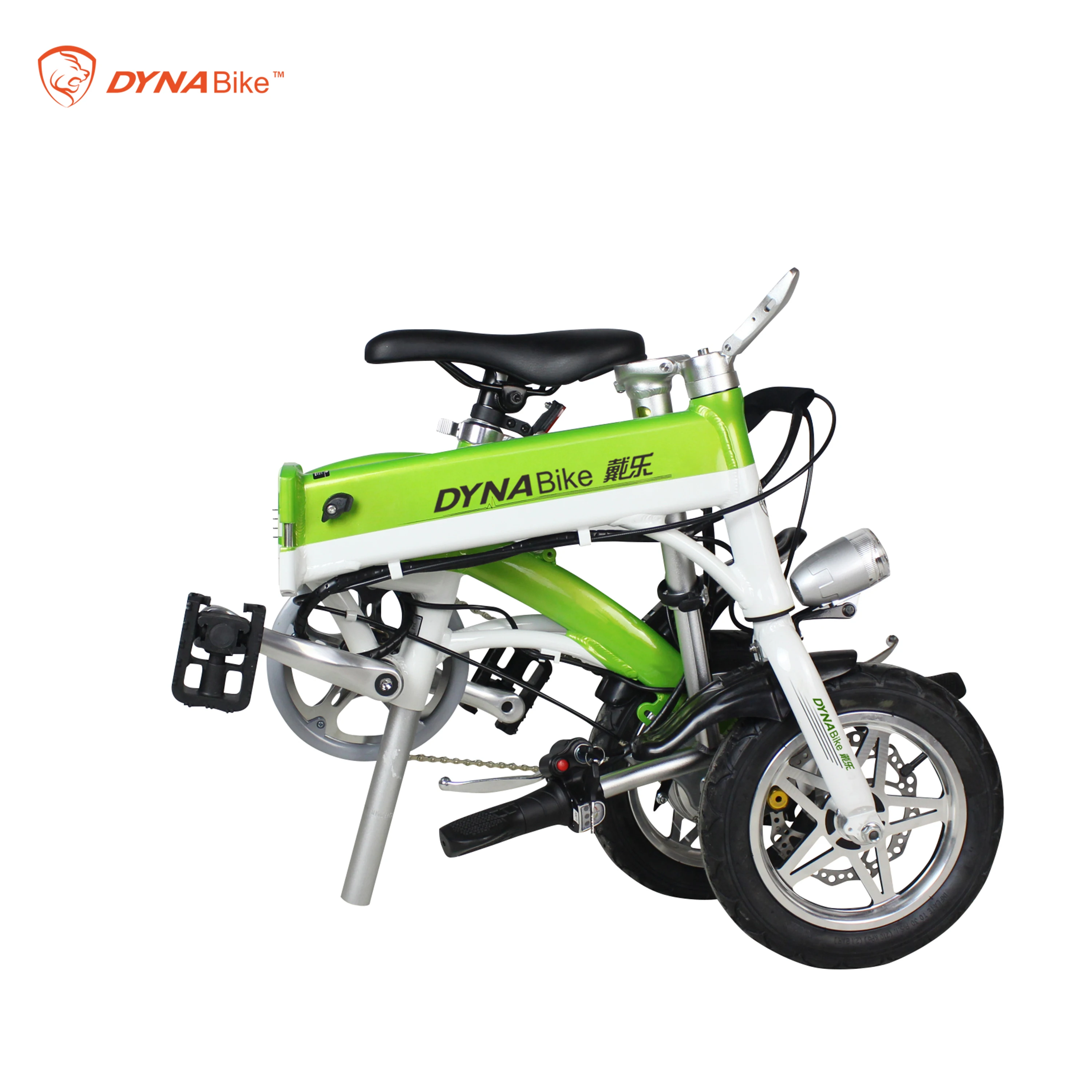 dynavolt 12 inch mini light 2 wheel folding e bike