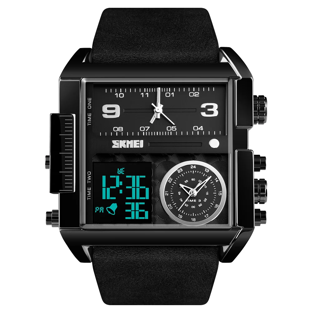 2018 Trendy analog digital wristwatches custom men watch Skemi 1391 genuine leather watch strap luxury relojes hombre, 10 colors
2018 Trendy analog digital wristwatches custom men watch Skemi 1391 genuine leather watch strap luxury relojes hombre, 10 colors