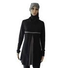 100%nylon sexy girls muslim swimwear lady Waterproof swimsuit islamic women muslim swimwear