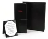 Dessert menu cover single and double designed to hold menu cover / handmade cafe menu cover customized and your own logo