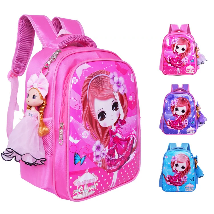 Girls Backpack Cartoon cute princess 15" Pink Kids School Bag for Preschool,, Customized
Girls Backpack Cartoon cute princess 15" Pink Kids School Bag for Preschool,, Customized